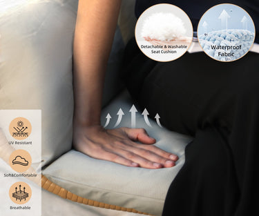 Indoor Outdoor Swing Chair with Stand